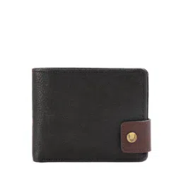 hidesign Textured Bi-Fold Wallet with Metal Accent-picture-11