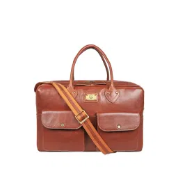 Hidesign WABI SABI Tan Solid Messenger Bag-picture-12