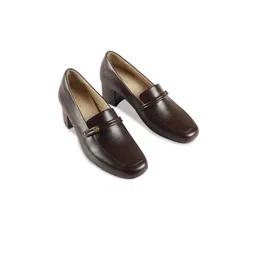 Hidesign Women Leather Round Toe Loafers-picture-18