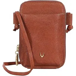 hidesign Women's Leather Phone Crossbody- Tangerine-picture-13