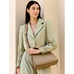 Hie Beige Arlo Leather Cross Body Bag-picture-21