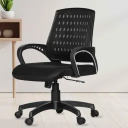 High Living Eezy Black Mesh Office Chair-picture-46