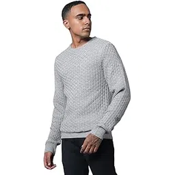 high star Acrylic Men's Round Neck Sweater-picture-18