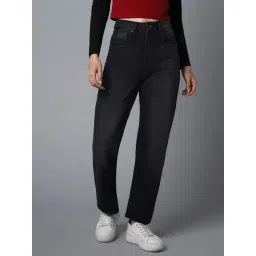 High Star Black Regular Fit High Rise Jeans-picture-10