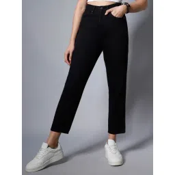 High Star Black Relaxed Fit High Rise Jeans-picture-37