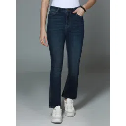 High Star Blue Cotton Bootcut Jeans-picture-23
