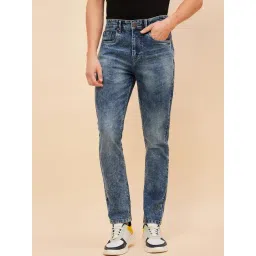 High Star Blue Cotton Comfort Fit Jeans-picture-31