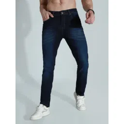 High Star Blue Cotton Slim Fit Jeans-picture-25