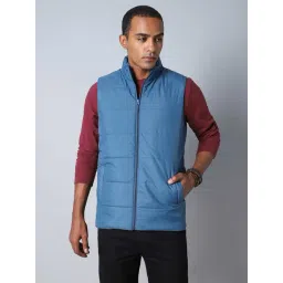 High Star Blue Regular Fit Puffer Jacket-picture-44