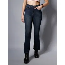 High Star Blue Relaxed Fit High Rise Jeans-picture-43