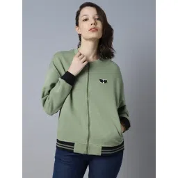 High Star Green Cotton Regular Fit Sweatshirt-picture-27