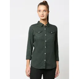 High Star Green Regular Fit Shirt-picture-32