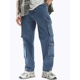 High Star Men Comfort Straight Fit Mid-Rise Jeans-picture-12