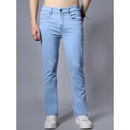 High Star Men Wide Leg Clean Look Mid-Rise Stretchable Jeans image 2