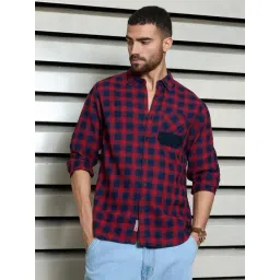 High Star Multi Cotton Regular Fit Checked Shirt-picture-43