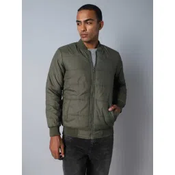 High Star Olive Regular Fit Puffer Jacket-picture-12