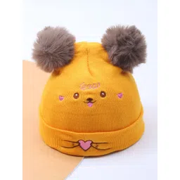 HIGHEVER Unisex Kids Embroidered Woollen Beanie-picture-12