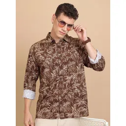 HIGHLANDER Floral Printed Cotton Casual Shirt-picture-21