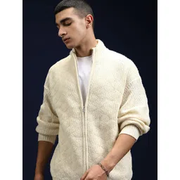 HIGHLANDER Men Cable Knit with Zip Detail Detail-picture-18