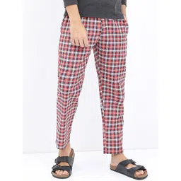 HIGHLANDER Men Checked Lounge Pants-picture-14