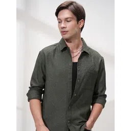 HIGHLANDER Men Comfort Opaque Casual Shirt-picture-37