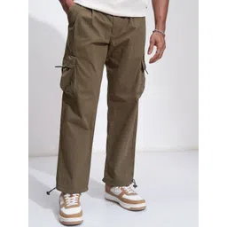 HIGHLANDER Men Comfort Straight Fit Cotton Cargos-picture-40