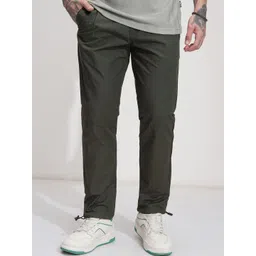 HIGHLANDER Men Comfort Straight Fit High-Rise Trousers-picture-27