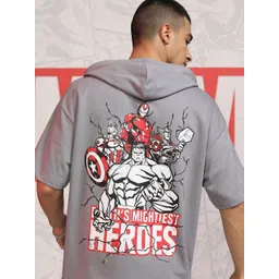 HIGHLANDER Men Cotton Printed Hooded Pullover Sweatshirt-picture-24