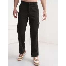 HIGHLANDER Men Cotton Straight Fit Cargo Trouser-picture-32
