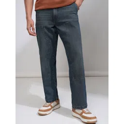 HIGHLANDER Men Cotton Straight Fit High-Rise Light Fade Stretchable Jeans-picture-19