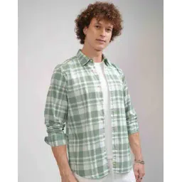 highlander Men Dusty Checked Slim Fit  Slim Fit Shirt-picture-12