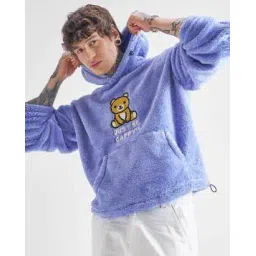 highlander Men Embroidered Oversized Fit Hoodie-picture-13