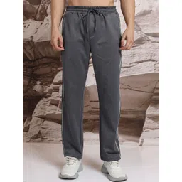 HIGHLANDER Men Grey Relaxed Fit Mid-Rise Track Pant-picture-14