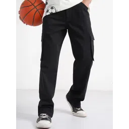 HIGHLANDER Men Loose Fit Cargos Trousers-picture-17
