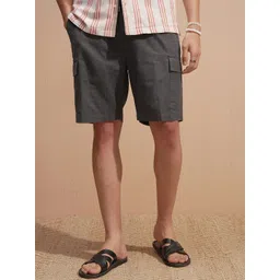 Highlander Men Loose Fit Elasticated Pull Up Cargo Shorts-picture-31