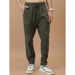 HIGHLANDER Men Mid-Rise Cargos Trousers-picture-37