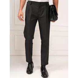 HIGHLANDER Men Mid-Rise Pleated Trousers-picture-34