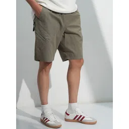 HIGHLANDER Men Mid-Rise Regular Fit Cotton Shorts-image-46