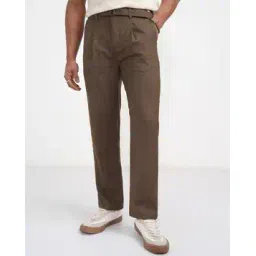 highlander Men Mid Rise Relaxed Fit Trousers-picture-27