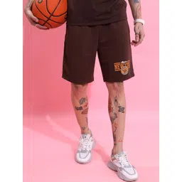 HIGHLANDER Men Mid Rise Sports Popcorn Structured Shorts-picture-29