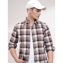 HIGHLANDER Men Opaque Checked Casual Shirt-picture-12