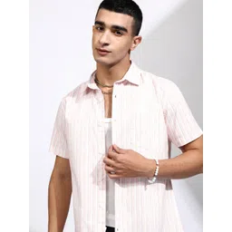 HIGHLANDER Men Opaque Striped Casual Shirt-picture-10