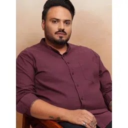 HIGHLANDER Men Plus Size Regular Fit Casual Shirt-image-42