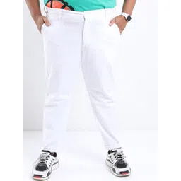 HIGHLANDER Men Plus size Regular Fit Chinos Trousers-image-48