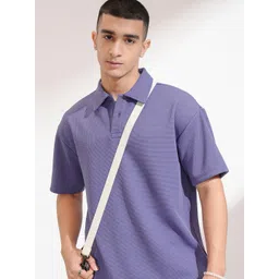 HIGHLANDER Men Polo Collar Drop-Shoulder Sleeves T-shirt-picture-29