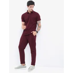 HIGHLANDER Men Popcorn Structured Regular Fit T-shirt-image-49