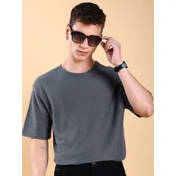 HIGHLANDER Men Popcorn Structured T-shirt-picture-22