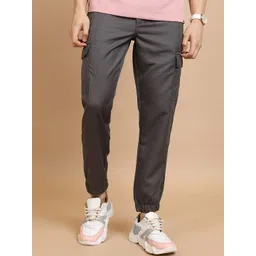 HIGHLANDER Men Regular Fit Joggers Trousers-image-2