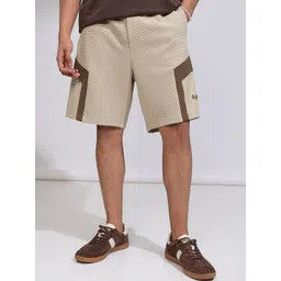 HIGHLANDER Men Regular Fit Knitted Shorts-image-3