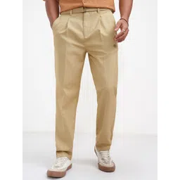 HIGHLANDER Men Regular Fit Mid-Rise Korean Pants-picture-18